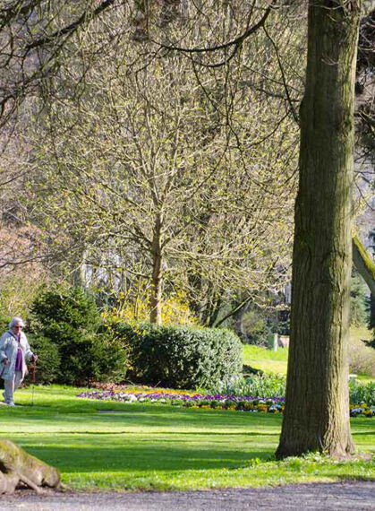 Männeken Piss im Kurpark in Bad Salzschlirf